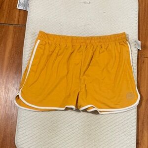 NWT Vibrant Yellow Athletic Shorts for Women
